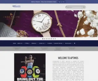 Aptimos.com(Authorized Watch Retailer in Singapore and Online) Screenshot