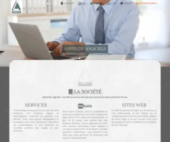 Aptitude-Logiciels.com(Logiciels & Sites Internet pour Commissaires) Screenshot