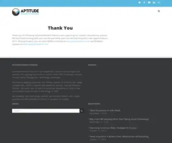 Aptituderesearchpartners.com(A new conversation in HCM technology) Screenshot