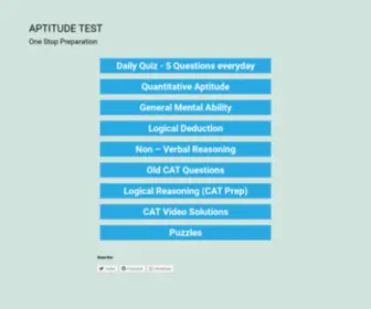 Aptitudetest.xyz(Aptitude Test) Screenshot