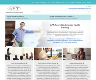 Aptmentalhealthtraining.com(Mental Health Training Courses) Screenshot