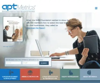 Aptmetrics.com(HR Consulting Services in Atlanta) Screenshot