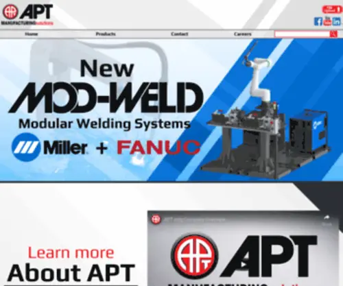 APTMFG.com(Machine Building) Screenshot