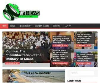 Aptnewsghana.com(Apt News Ghana) Screenshot