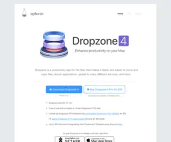 Aptonic.com(Dropzone 4) Screenshot