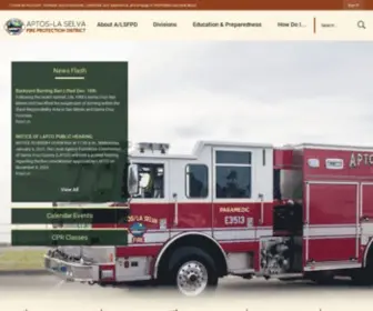 Aptosfire.com(Aptos/La Selva Fire District) Screenshot