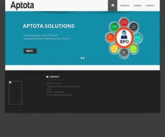 Aptotasolutions.com(Aptota Solutions) Screenshot