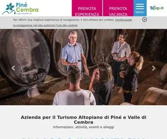 Aptpinecembra.it(Valle di Cembra e Altopiano di Piné) Screenshot