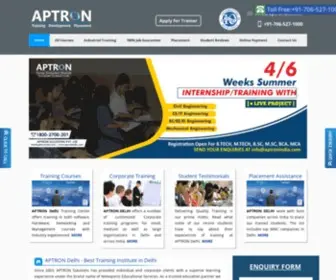Aptrondelhi.in(Best Training Institute for IT Software) Screenshot