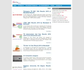 Aptsmanabadiresults.in(Telugu States Education Portal AP TS Manabadi Results) Screenshot