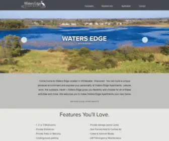 Aptswatersedge.com(Waters Edge Apartments) Screenshot