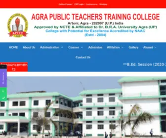 APTTC.org.in(Teachers Training College) Screenshot