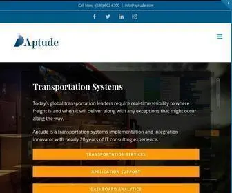 Aptude.com(New Era Is Your Digital Transformation Partner) Screenshot
