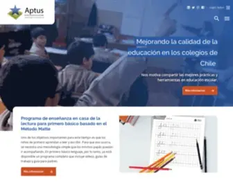 Aptus.org(Potenciadora educacional) Screenshot