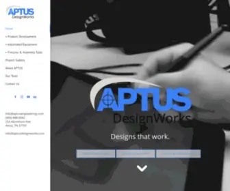Aptusdesignworks.com(APTUS DesignWorks) Screenshot