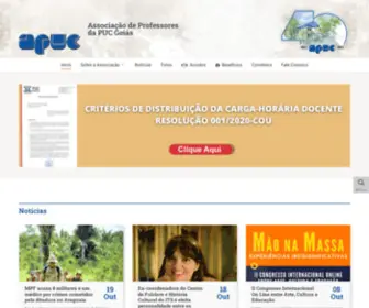 Apuc.org.br(Associação do Professores da PUC Goiás) Screenshot