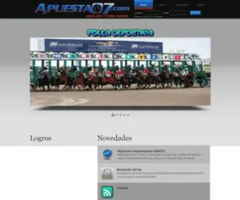 Apuesta07.com Screenshot