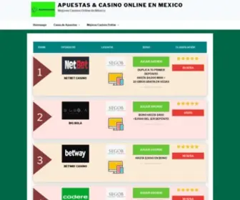 Apuestacasino.mx Screenshot