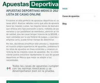 Apuestasdeportivasmexico.mx Screenshot