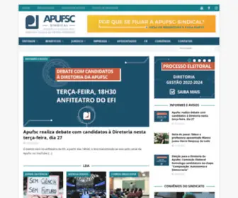 Apufsc.org.br(Apufsc-Sindical) Screenshot