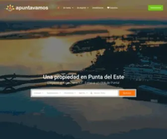 Apuntavamos.com(Punta del Este Alquileres VeranoInmobiliarias de Punta del Este) Screenshot