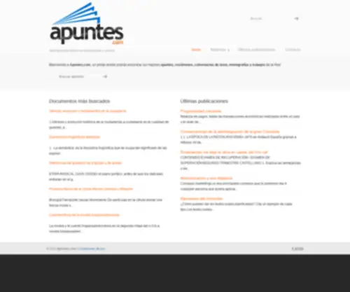 Apuntes.com(Resúmenes) Screenshot