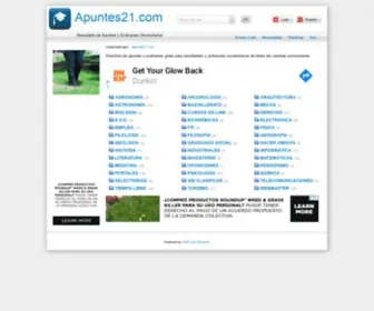 Apuntes21.com(Apuntes) Screenshot