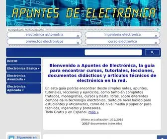 Apuntesdeelectronica.com(Apuntes de Electrónica) Screenshot