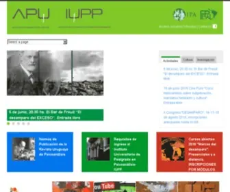 Apuruguay.org(Asociación Psicoanalítica del Uruguay) Screenshot