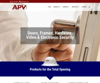 Apva.com(Architectural Products of Virginia (APV)) Screenshot