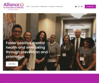 APW-CT.org(Alliance for Prevention and Wellness) Screenshot