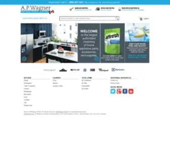 Apwagner.ca(Appliance Parts) Screenshot