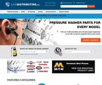 Apwdistributing.com(Pressure Washer Parts) Screenshot