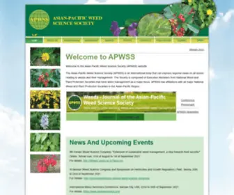APWSS.org(Asian-Pacific Weed Science Society) Screenshot