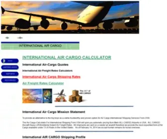 APX-Air-Cargo.com(International Air Freight Calculator) Screenshot