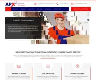 Apxintl.com.pk(APX International Domestic Courier Cargo Service) Screenshot