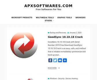 Apxsoftwares.com(Apxsoftwares) Screenshot
