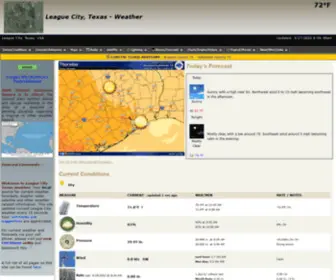 Apxsolutionsinc.com(League City Texas Weather) Screenshot