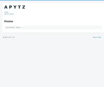 Apytz.org(De beste bron van informatie over apytz) Screenshot