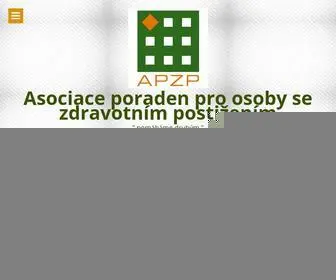 APZP.cz(Asociace poraden pro osoby se zdravotním postižením) Screenshot