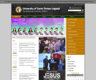 AQ.edu.ph(AQuinas University of Legazpi) Screenshot
