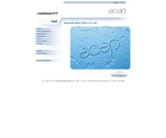 Aqap.com.qa(Amiantit Qatar Pipes) Screenshot