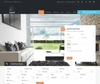 Aqarb.com(Real Estate website) Screenshot