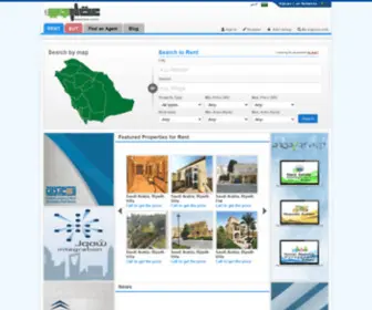 Aqarjee.com(إبحث عن عقارات للإيجار في السعودية، الرياض ، الدمام ، جدة ، مكة ، المدينة) Screenshot