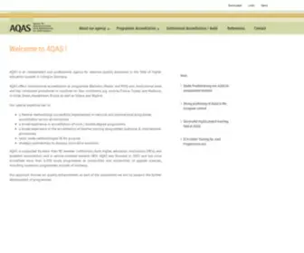 Aqas.eu(Agency for Quality Assurance) Screenshot