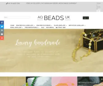 Aqbeads.uk(Semi Precious Beads) Screenshot