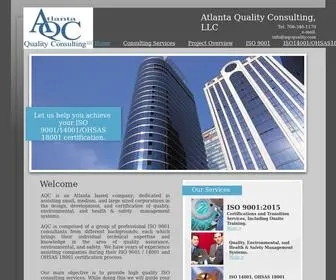 Aqcquality.com(ISO 9001 Consultants) Screenshot