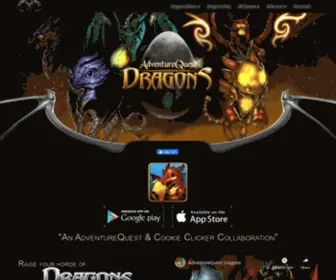 Aqdragons.com(Adventure Quest Dragons) Screenshot