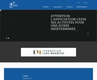 AQG-Quebec.org(Association québécoise de gérontologie) Screenshot