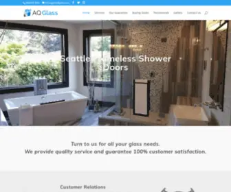 Aqglass.com(Affordable Quality GLASS) Screenshot